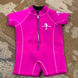 Lily & Jack Neoprene toddler swimsuit 12-18 mo